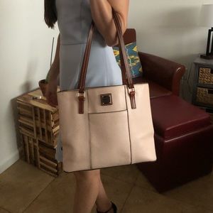Rooney & Bourke pebble leather tote